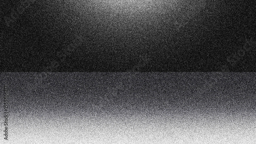 黒とグレーのグラデーションで作る空間の広がり。