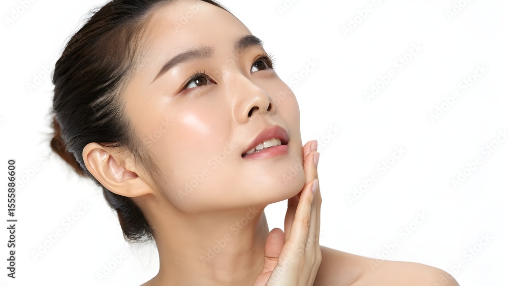 Radiant Beauty A Stunning Portrait of a Young Asian Beauty Model with Flawless Skin Radiant Beauty A Stunning Portrait of a Young Asian Beauty Model with Flawless Skin