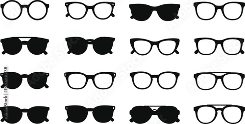 Eyeglass Frame Silhouettes: Diverse Styles Collection