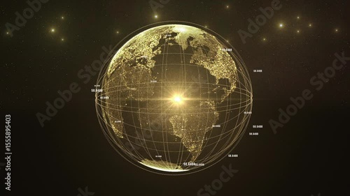 地球儀ゴールド