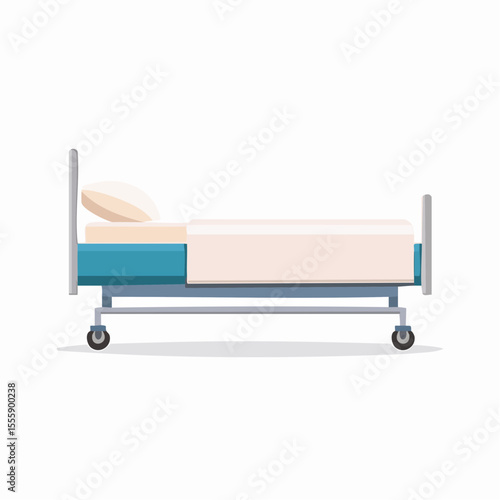 hospital bed illustration