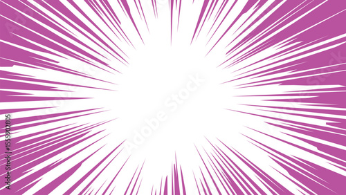 Abstract pink burst vector transparent background.