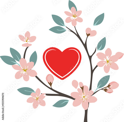 Design floral doux parfait pour marque bien-être ou thé