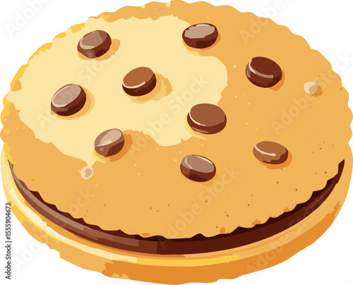 Design sucré avec style cartoon simple