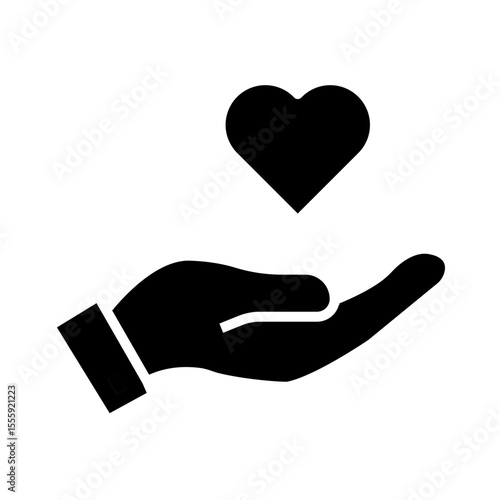 Giving Hands Icon Design