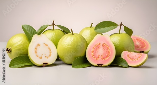 Fresh Guavas Juicy, Sweet, and Healthy Tropical Fruit