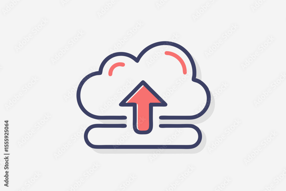 cloud upload arrow icon design cloud upload arrow icon design