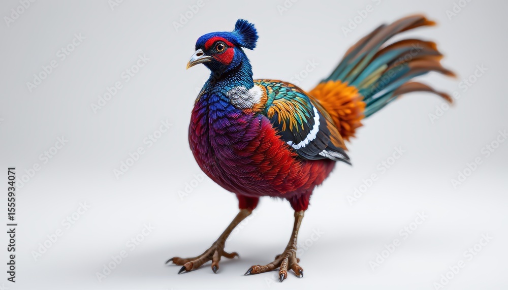 Fototapeta premium Colorful Exotic Bird Portrait