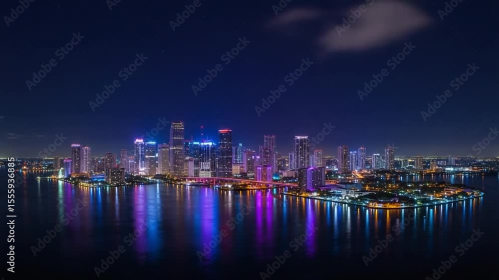 Experience the breathtaking and vibrant nightlife of Downtown Miami Experience the breathtaking and vibrant nightlife of Downtown Miami