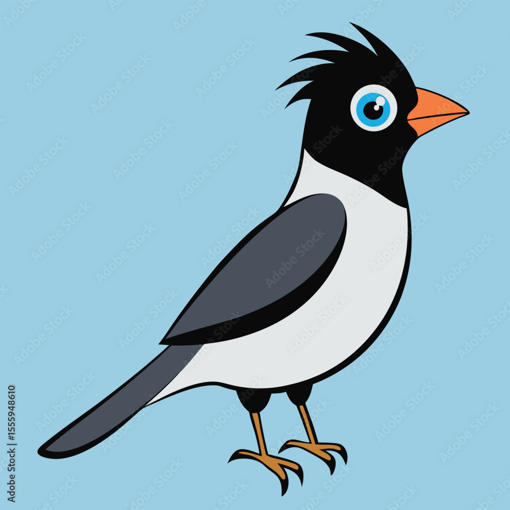 Naklejka premium vector illustration of a cartoon penguin