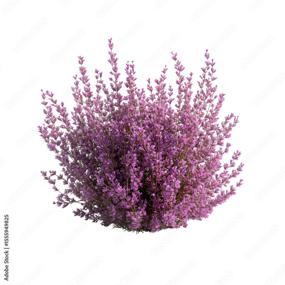 Obraz premium Close-up view of a cluster of vibrant purple flowers.