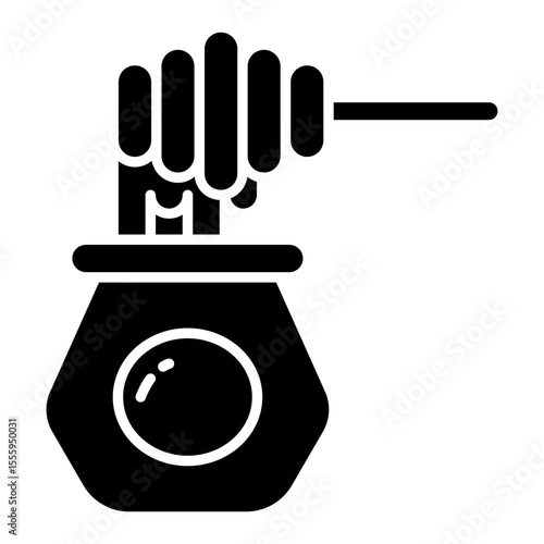 Perfect design icon of honey jar
