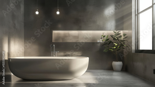 modern bathroom interior