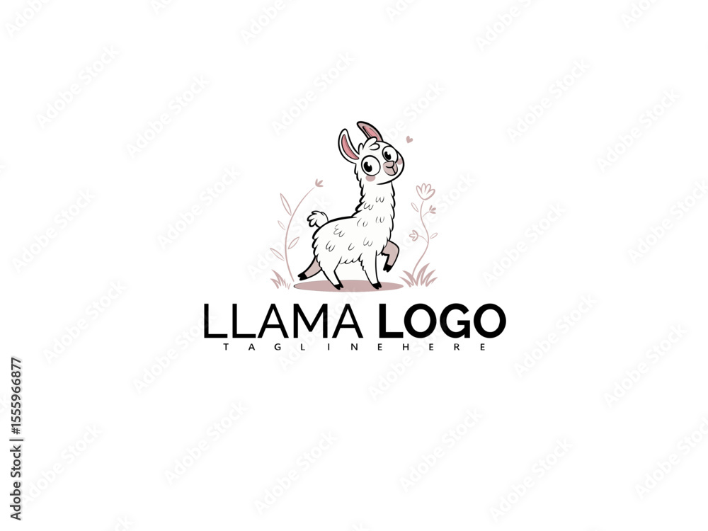 Kawaii Llama Clipart in Vector Style for Branding. Cute Cartoon Logo Illustration for Child-Centered Products Like T-Shirts, Toys, Nursery Art, or Stickers. Whimsical and Trendy Mascot.
Kawaii Llama Clipart in Vector Style for Branding. Cute Cartoon Logo Illustration for Child-Centered Products Like T-Shirts, Toys, Nursery Art, or Stickers. Whimsical and Trendy Mascot.