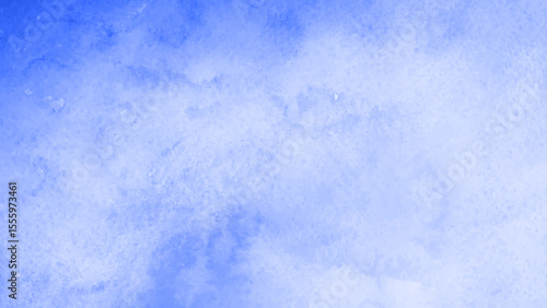 水彩風ブルーテクスチャ背景
