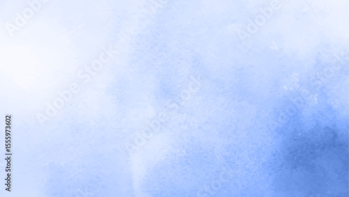水彩風ブルーテクスチャ背景

