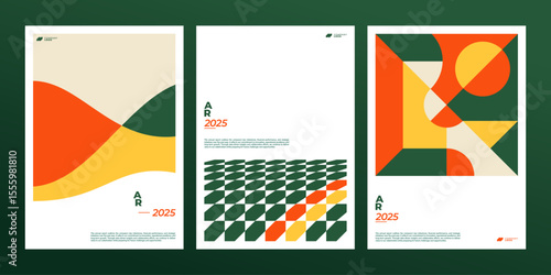 Annual Report Cover Design Set