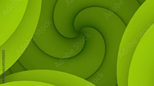Abstract Green Waves Motion Background in 4K