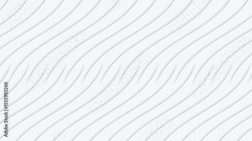 Abstract White Diagonal Wave Pattern Background