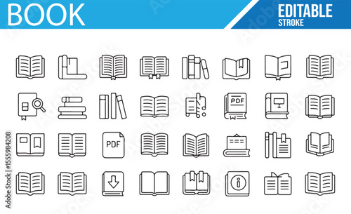 Collection of Reading and Learning Symbols for Digital Design