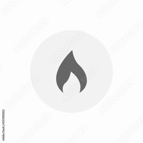 ignite flame icon sign vector