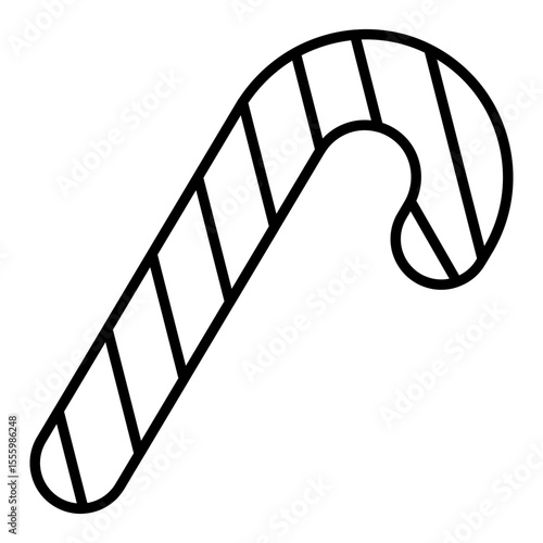 A beautiful design icon of candy cane