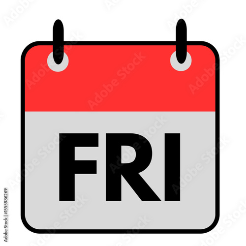 calendar and date icon friday weekday motivational .eps