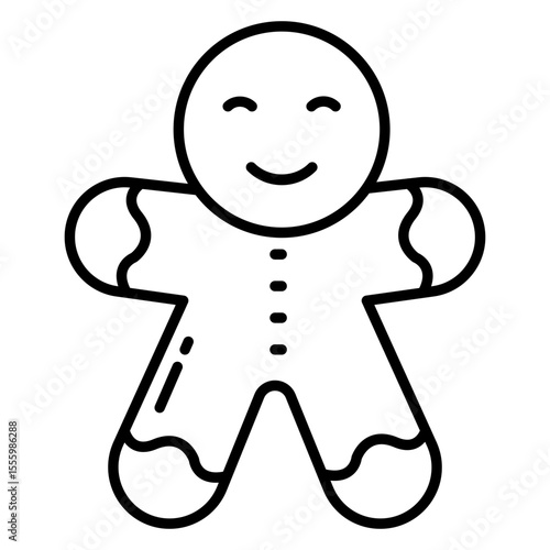 A yummy icon of gingerbread