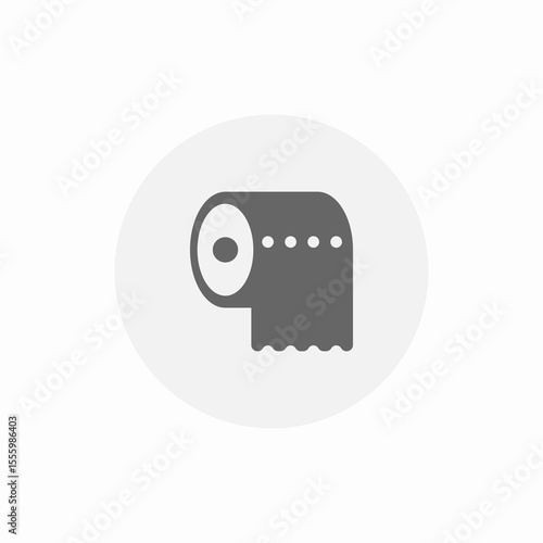 paper toilet icon sign vector
