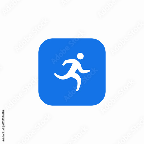 run hurry icon sign vector