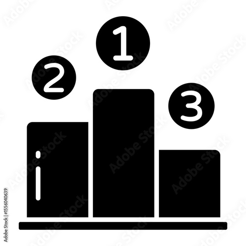 Position ranking board, icon of leaderboard