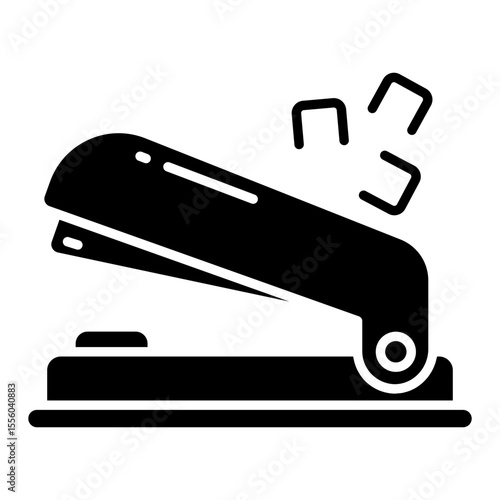Modern design icon of stapler