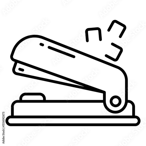 Modern design icon of stapler