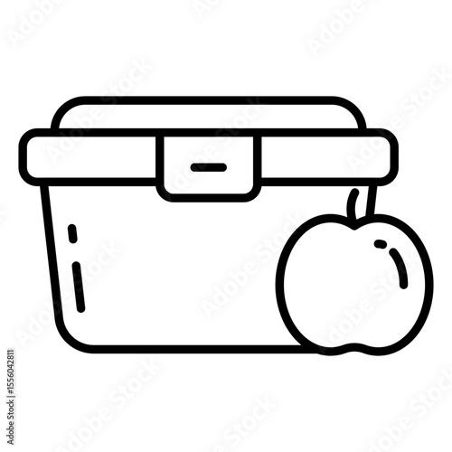 Premium download icon of lunch box