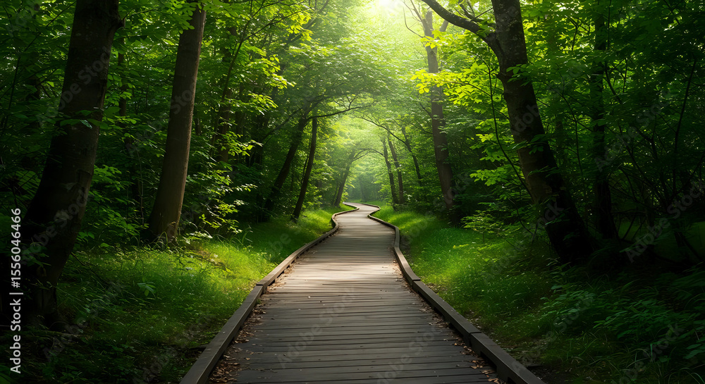 Obraz premium path in the forest