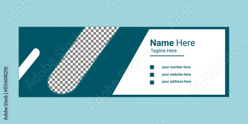 Professional E- mail Signature Design Template, Creative E - mail Signature Design Template, Modern E-mail Signature Design Template.,