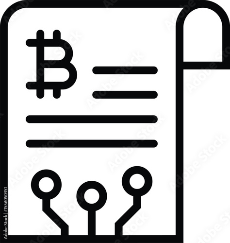 Self-executing code that automates blockchain agreements.