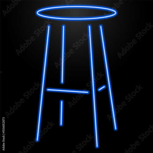 seat neon sign, modern glowing banner design, colorful modern design trends on black background. Vector illustration.