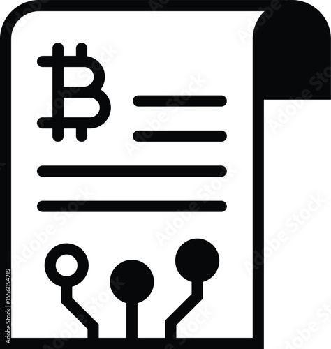 Self-executing code that automates blockchain agreements.