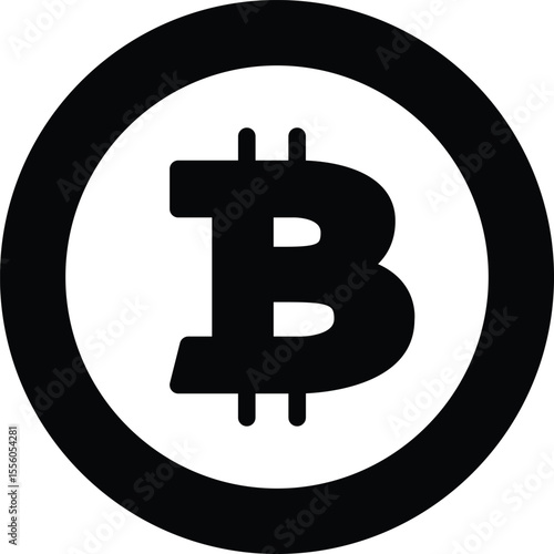 Icon of the original and most known cryptocurrency.