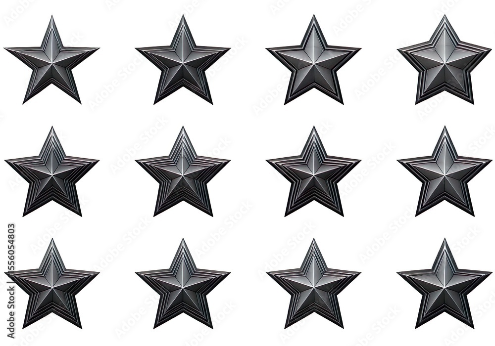 Fototapeta premium set of stars vector