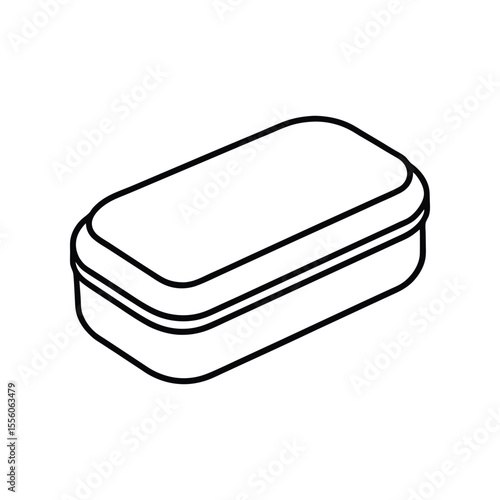 soap case line art