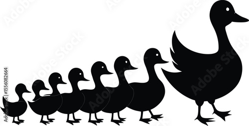 Farm Animal Silhouette Bundle , Goat, Pig, Chicken, Duck, Horse, Sheep Vector Collection