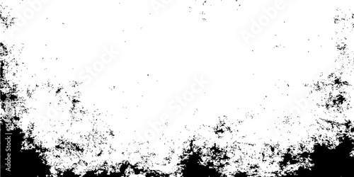 Abstract grunge texture background with a vintage floral splatter design, perfect for an old, dirty wall decoration or border