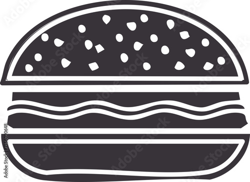Illustration glissante d’un fast food
