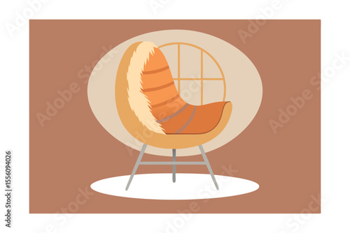 vector illustration of a chair
