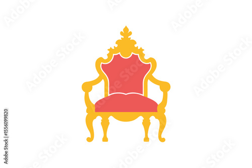 vector illustration of an armchair