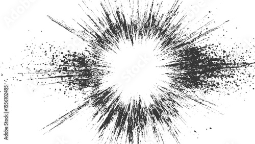 Black grunge effect on white background.  Horizontal Distress Overlay Texture. texture of old wall, a black and white vintage of cracked concrete scribble . 