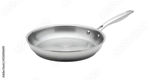 Stainless Steel Pan: Cooking Dishes with a Transparent Background