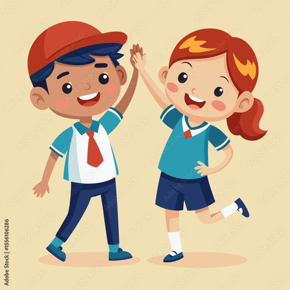 boy and girl boy and girl